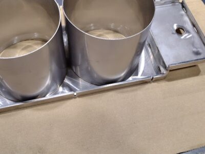 SUSシューターのCO2・YAGレーザー加工｜食品・化学工場向け